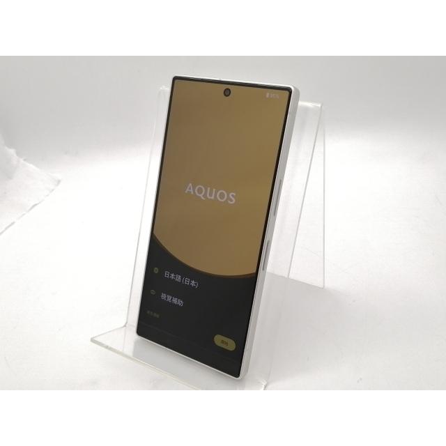 中古】SHARP 国内版 【SIMフリー】 AQUOS R10 カシミヤホワイト 12GB