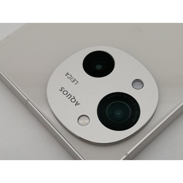 中古】SHARP 国内版 【SIMフリー】 AQUOS R10 カシミヤホワイト 12GB