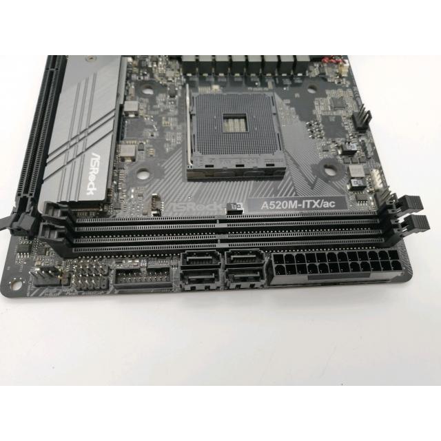 中古】ASRock A520M-ITX/ac A520/AM4/Wi-Fi(11ac)+BT4.2/Mini-ITX