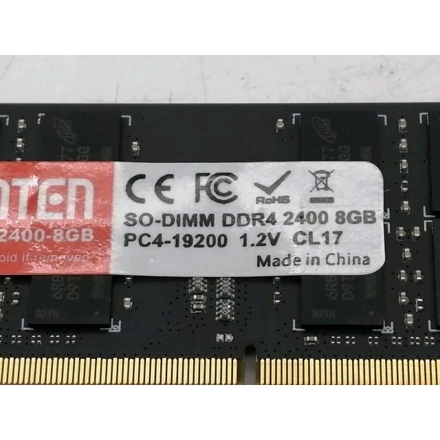 中古】260PIN 8GB DDR4-2400(PC4-19200) SODIMM 【ノートPC用】【秋葉2
