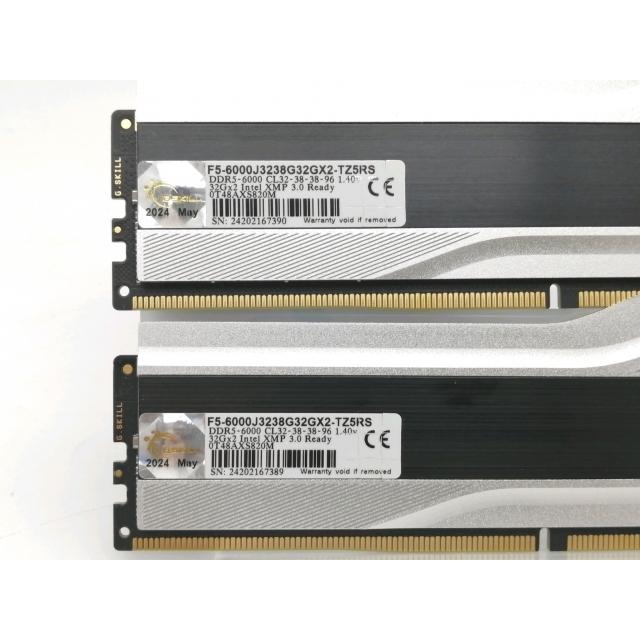 DDR5 PC5-48000 64G（ 32GB 2枚組 ）DDR5 6000 中古】DDR5 32GB 2枚組（合計64GB） DDR5-6000(PC5-48000