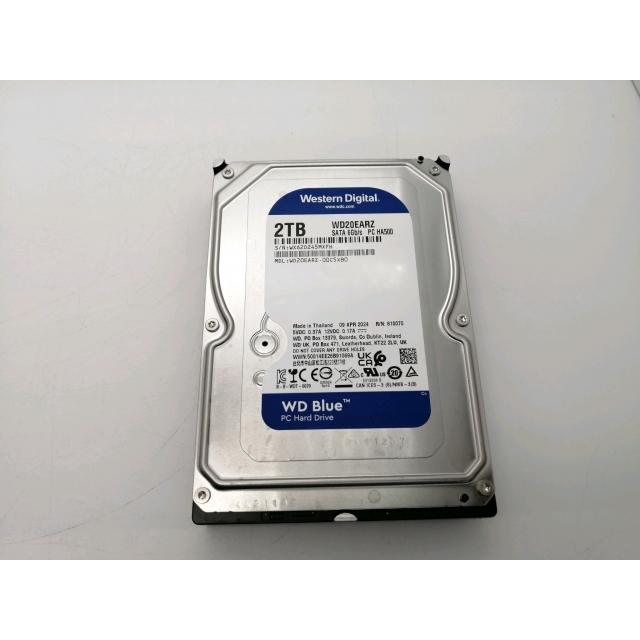 中古】W.D. WD20EARZ WD Blue 2TB/5400rpm/64MB/6Gbps【秋葉2号】保証