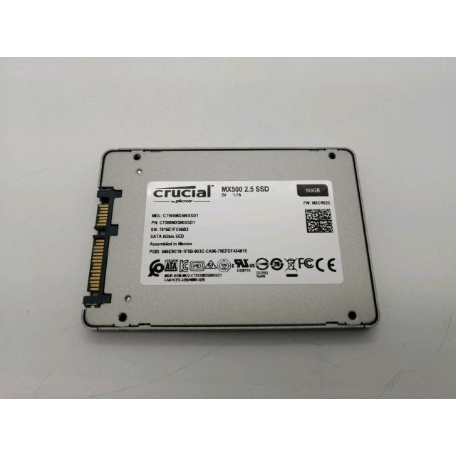 中古】Crucial MX500 CT500MX500SSD1 500GB/SSD/6GbpsSATA/2018年1月