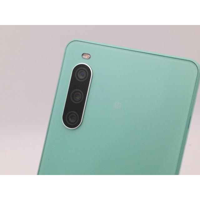 中古】SONY SoftBank 【SIMフリー】 Xperia 10 IV ミント 6GB 128GB