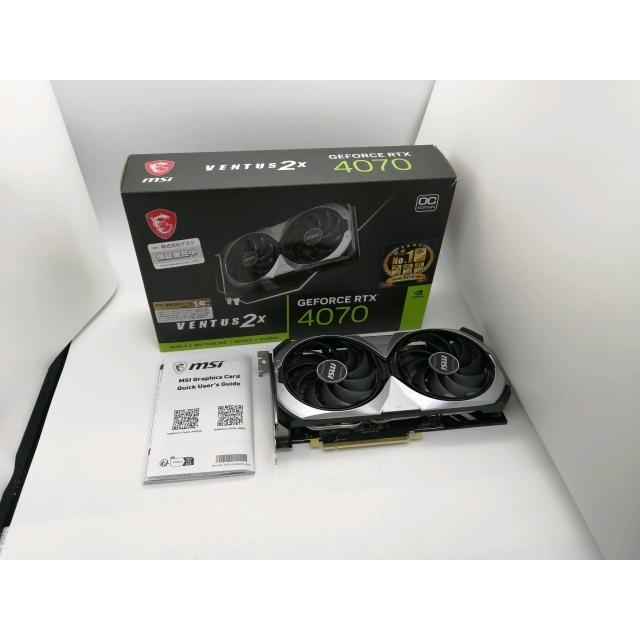 中古】MSI GeForce RTX 4070 VENTUS 2X 12G OC RTX4070/12GB (GDDR6X