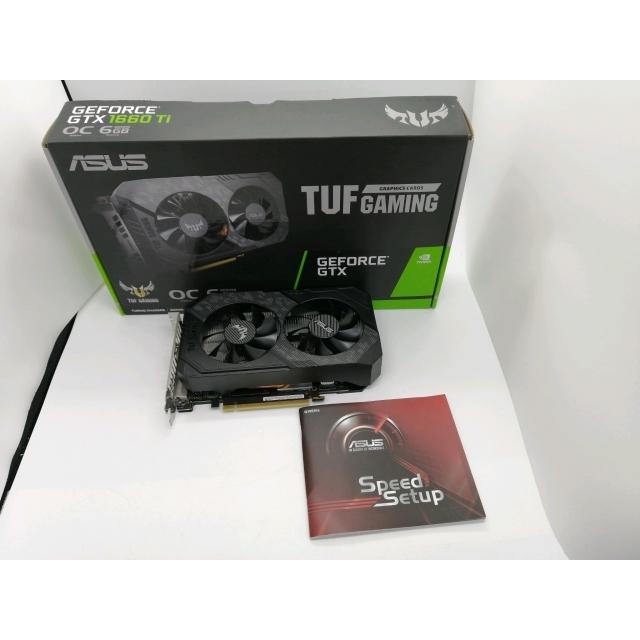 中古】ASUS TUF-GTX1660TI-O6G-EVO-GAMING GTX1660Ti/6GB(GDDR6)【秋葉 