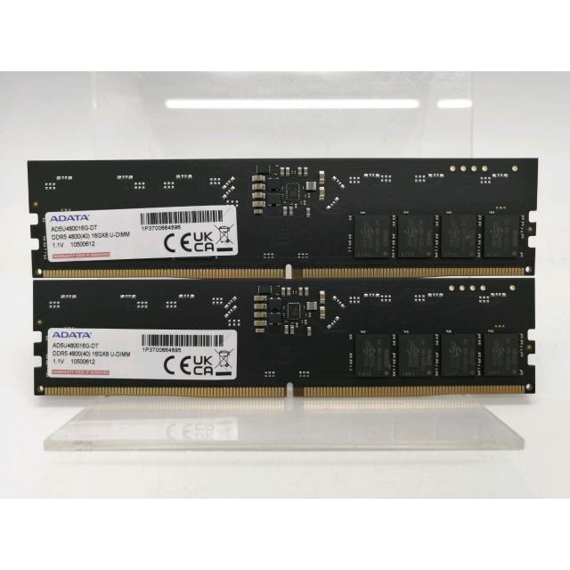 中古】DDR5 16GB 2枚組（合計32GB） DDR5-4800(PC5-38400