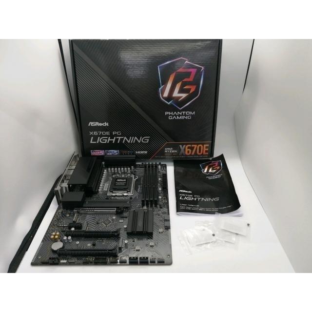 中古】ASRock X670E PG Lightning X670E/AM5/2.5GbitLAN/ATX【秋葉2号