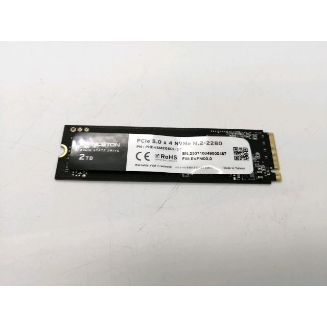 中古】Princeton PHD-ISM2G5DL-2T 2TB(M.2 2280/PCIe5.0 NVMe)/TLC