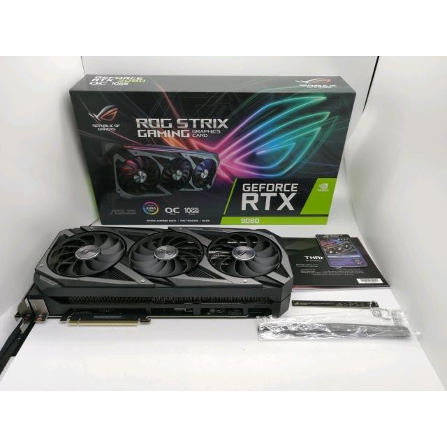 中古】ASUS ROG-STRIX-RTX3080-O10G-GAMING RTX3080/10GB(GDDR6X)/PCI