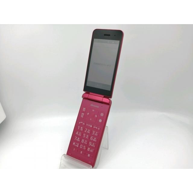 中古】KYOCERA docomo 【SIMフリー】 DIGNOケータイ レッド KY-42C
