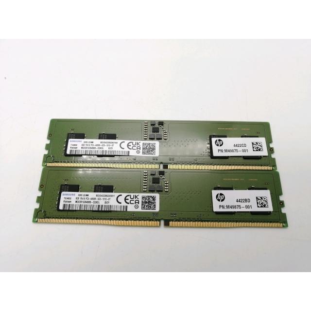中古】DDR5 8GB 2枚組（合計16GB） DDR5-4800(PC5-38400