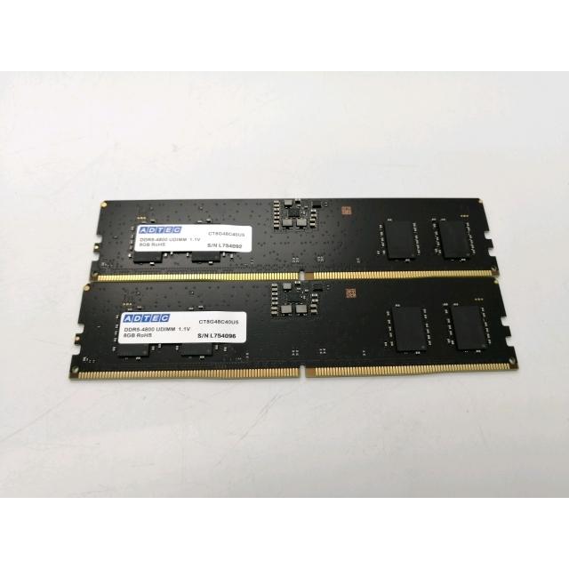 未使用新品 アドテックメモリ 16GB (8GB x 2枚組) ADS4800Dシリーズ