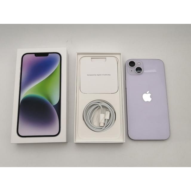 中古】Apple 国内版 【SIMフリー】 iPhone 14 Plus 256GB パープル