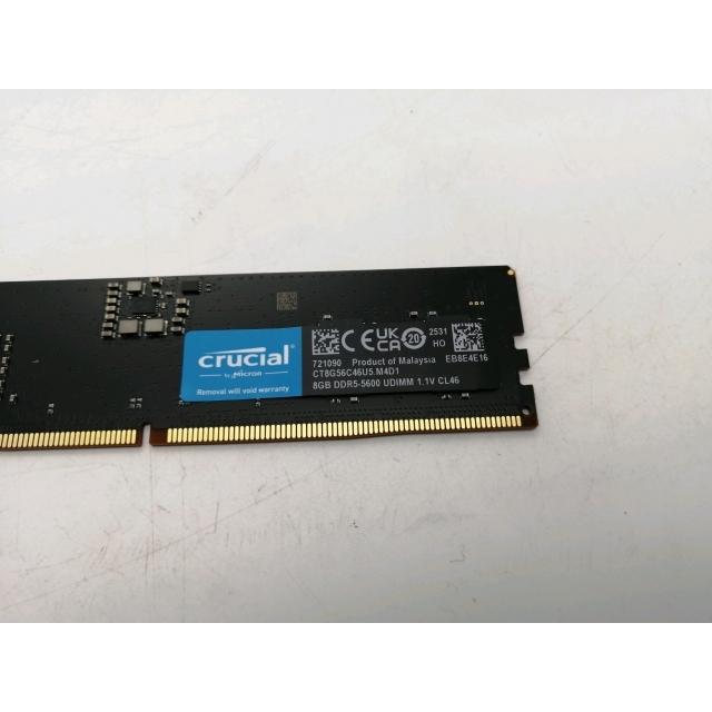 中古】DDR5 8GB DDR5-5600(PC5-44800)【デスクトップPC用】【秋葉2号