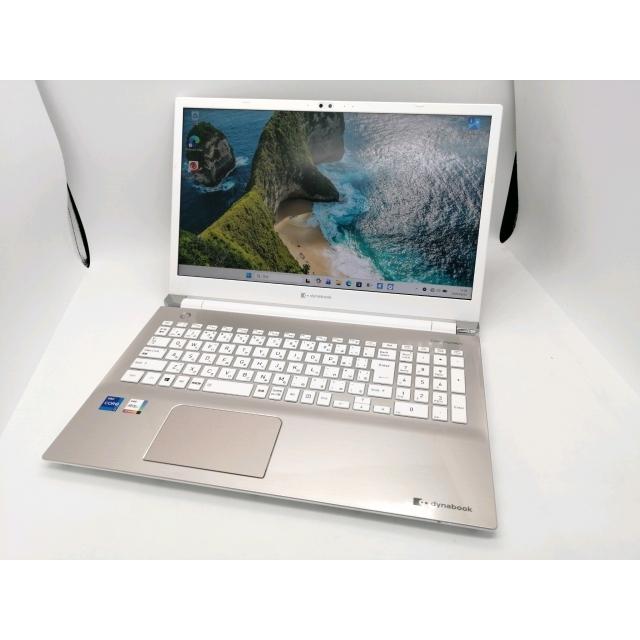 中古】Dynabook dynabook T T7/U P2T7UPBG サテンゴールド【i7-1195G7
