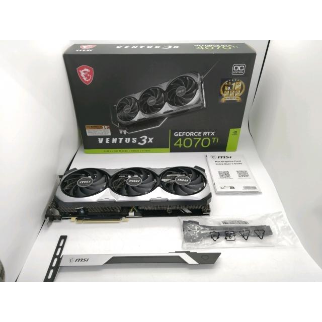 中古 GeforceRTX4070Ti VENTUS3x 12G OC 中古】MSI GeForce RTX 4070 Ti VENTUS 3X 12G OC RTX4070Ti/12GB