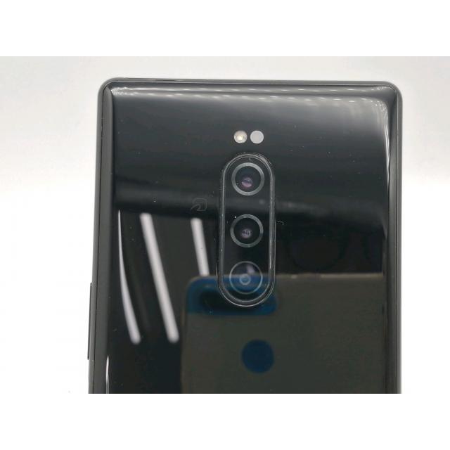 中古】SONY au 【SIMロック解除済み】 Xperia 1 SOV40 ブラック【秋葉