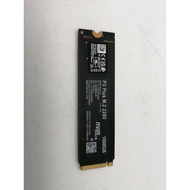 crucial M.2 SSD P3 Plus 1TB 中古品 中古】Crucial P3 Plus(CT1000P3PSSD8) 1TB/M.2 2280(PCIe4.0 NVMe