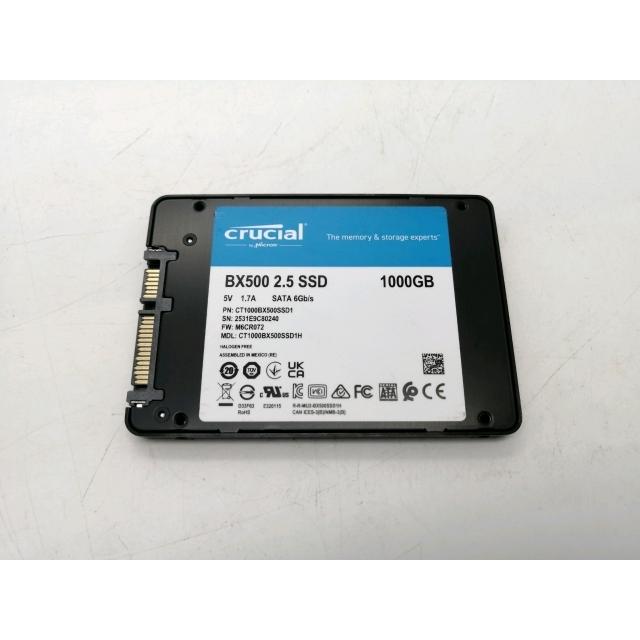 【中古品】Crucial BX500 SSD 1TB 2.5インチ 中古】Crucial BX500(CT1000BX500SSD1) 1TB/SSD/6GbpsSATA【秋葉2号
