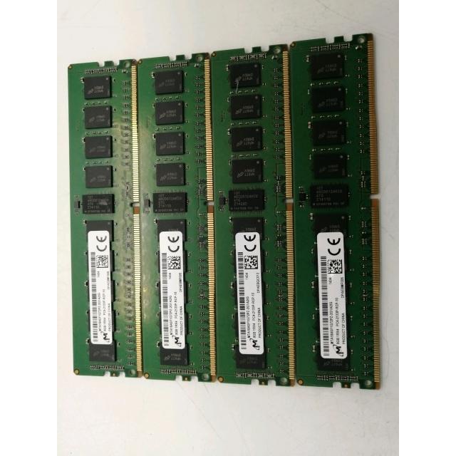 中古】DDR4 8GB 4本セット 計32GB PC4-17000(DDR4-2133) Registered