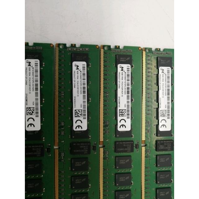 サーバー用 DDR4 8GB PC4-2133P メモリー ｘ4枚 合計32GB 中古】DDR4 8GB 4本セット 計32GB PC4-17000(DDR4-2133) Registered