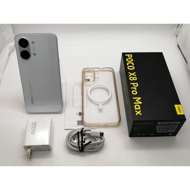 中古】Xiaomi 国内版 【SIMフリー】 POCO X8 Pro Max ホワイト 12GB