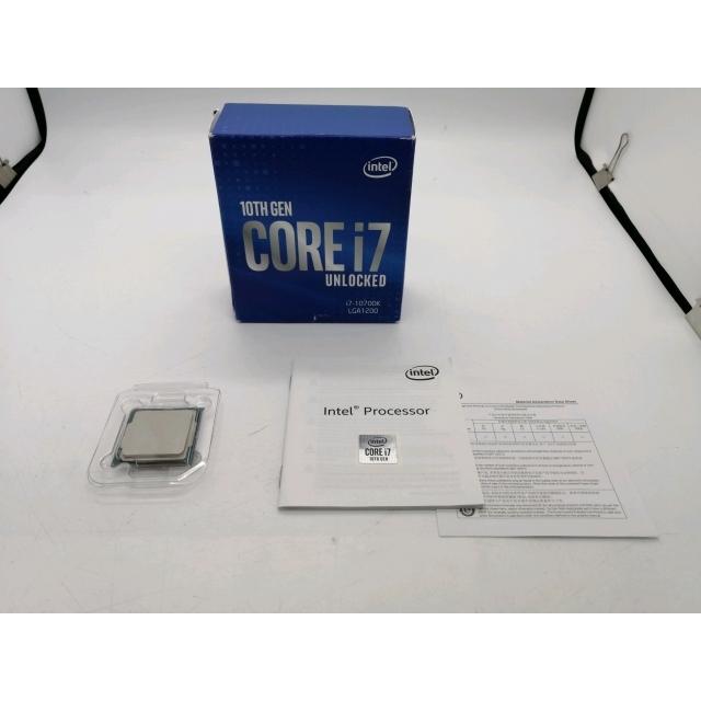 中古】Intel Core i7-10700K (3.8GHz/TB:5.1GHz) BOX LGA1200/8C/16T