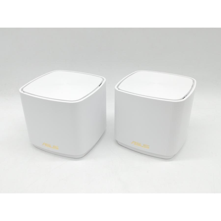 中古】ASUS ZenWiFi AX Mini (XD4)【ホワイト】2台セット Wi-Fi6(11ax 
