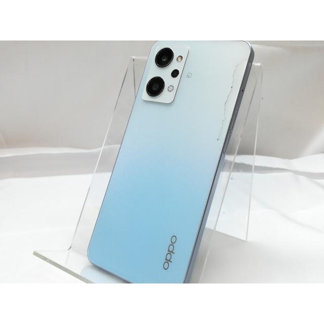 中古】Oppo 国内版 【SIMフリー】 OPPO Reno7 A ドリームブルー 6GB 