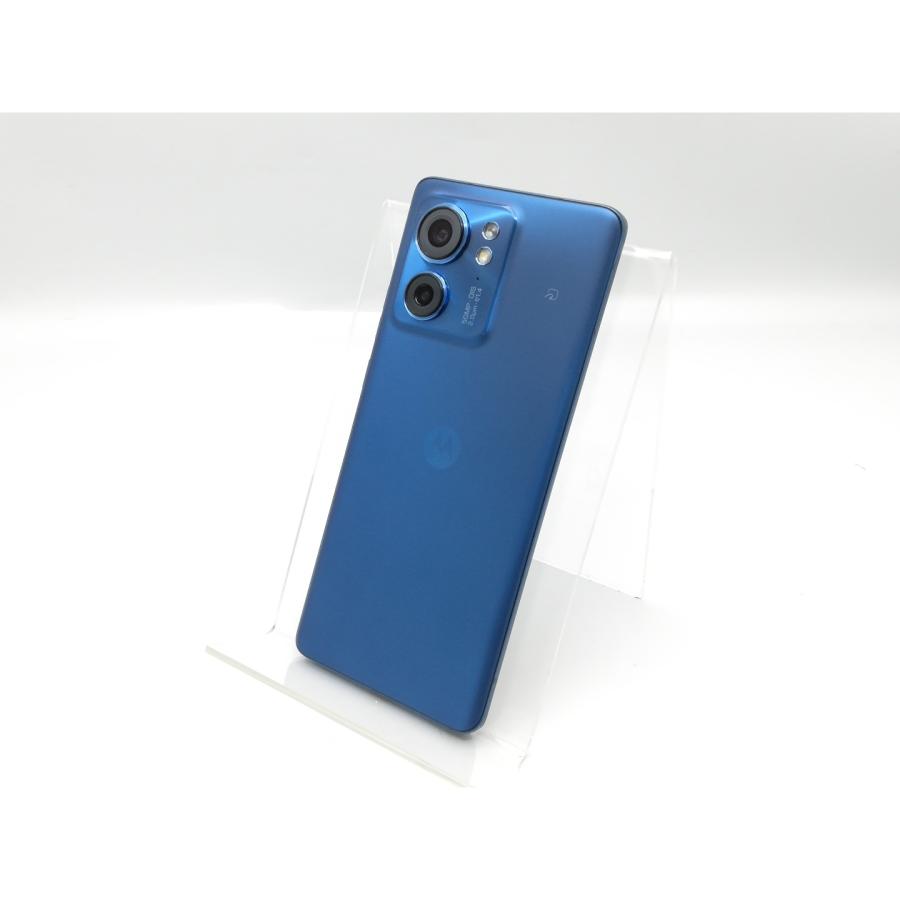 中古】MOTOROLA 国内版 【SIMフリー】 edge 40 ルナブルー 8GB 256GB 