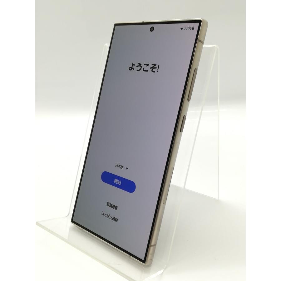 中古】SAMSUNG 国内版 【SIMフリー】 Galaxy S24 Ultra チタニウム