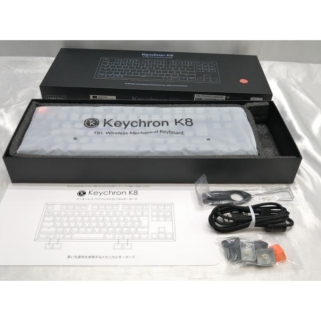 中古】Keychron K8 Wireless Mechanical Keyboard K8-91-RGB-Blue-JP