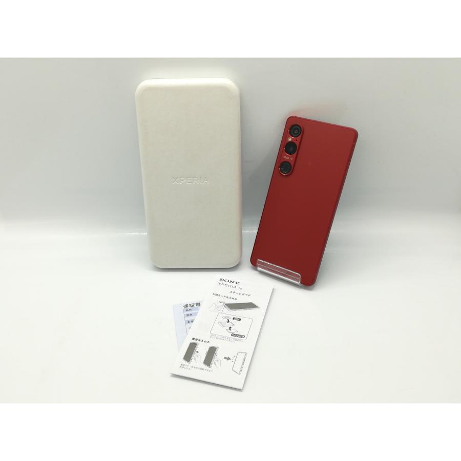 中古】SONY 国内版 【SIMフリー】 Xperia 1 VI スカーレット 12GB