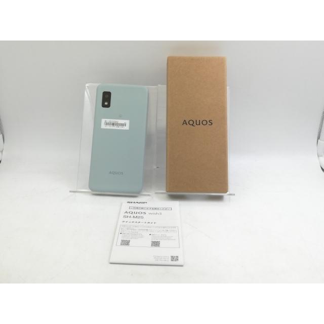 未使用】SHARP 楽天モバイル 【SIMフリー】 AQUOS wish3 グリーン 4GB