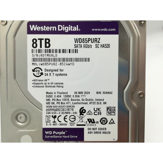 中古】W.D. WD80EFZX WD Red 8TB/5400rpm/128MB/6Gbps【秋葉4号】保証