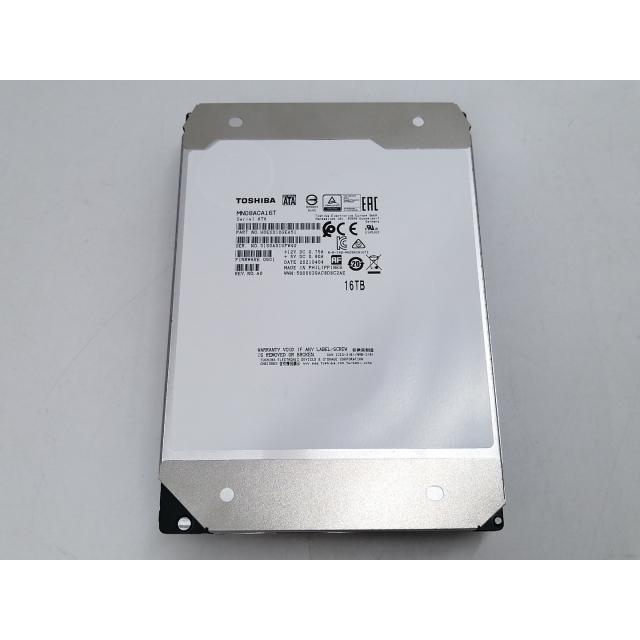 中古 TOSHIBA MN08ACA16T 16TB HDD 中古】TOSHIBA MN08ACA16T 16TB/7200rpm/512MB/6Gbps【秋葉4号】保証