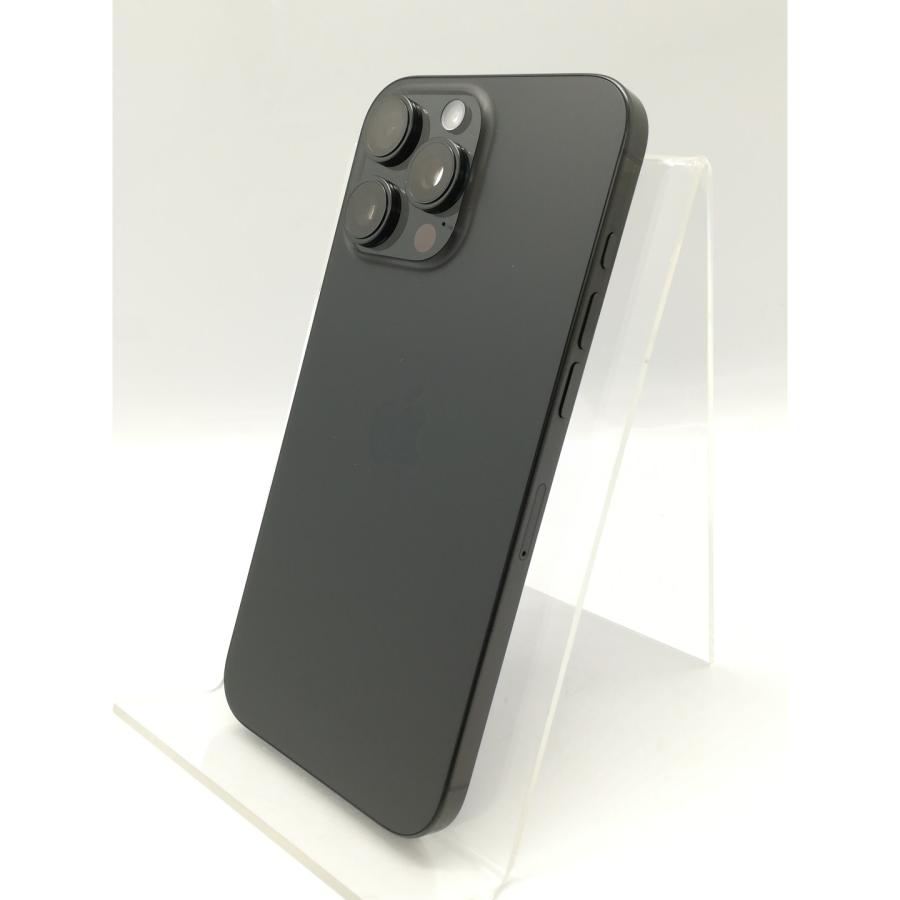 美品中古iPhone16Promaxブラックチタニウム 256GB SIMフリー