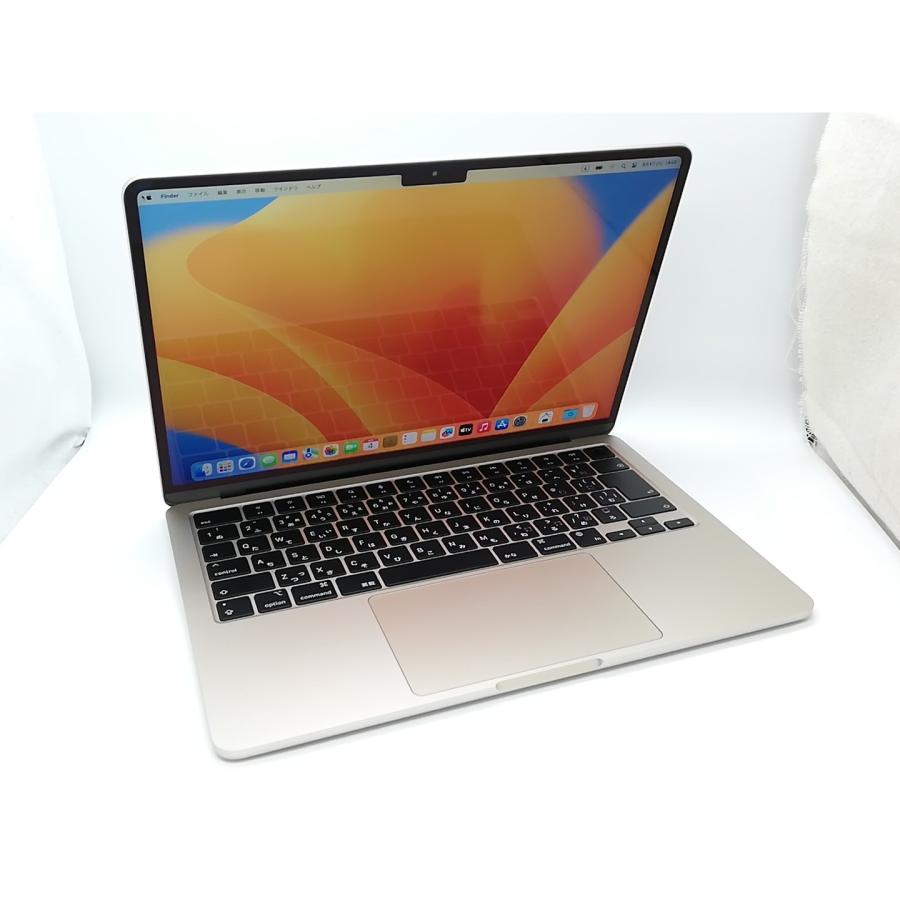中古】Apple MacBook Air 13インチ M2(CPU:8C/GPU:8C) 8GB/256GB 