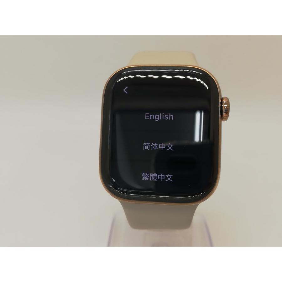 中古】Apple Watch Series10 42mm Cellular ゴールドチタニウムケース 