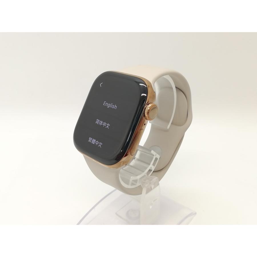 中古】Apple Watch Series10 42mm Cellular ゴールドチタニウムケース 