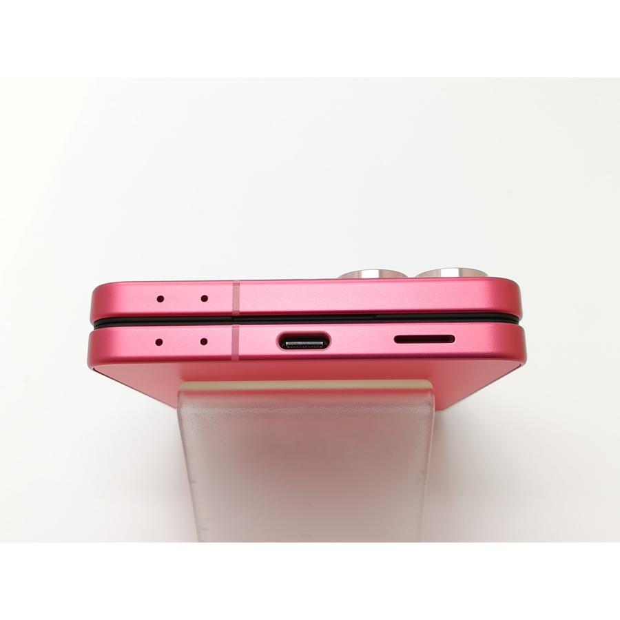 中古】SAMSUNG au 【SIMフリー】 Galaxy Z Flip7 コーラルレッド 12GB