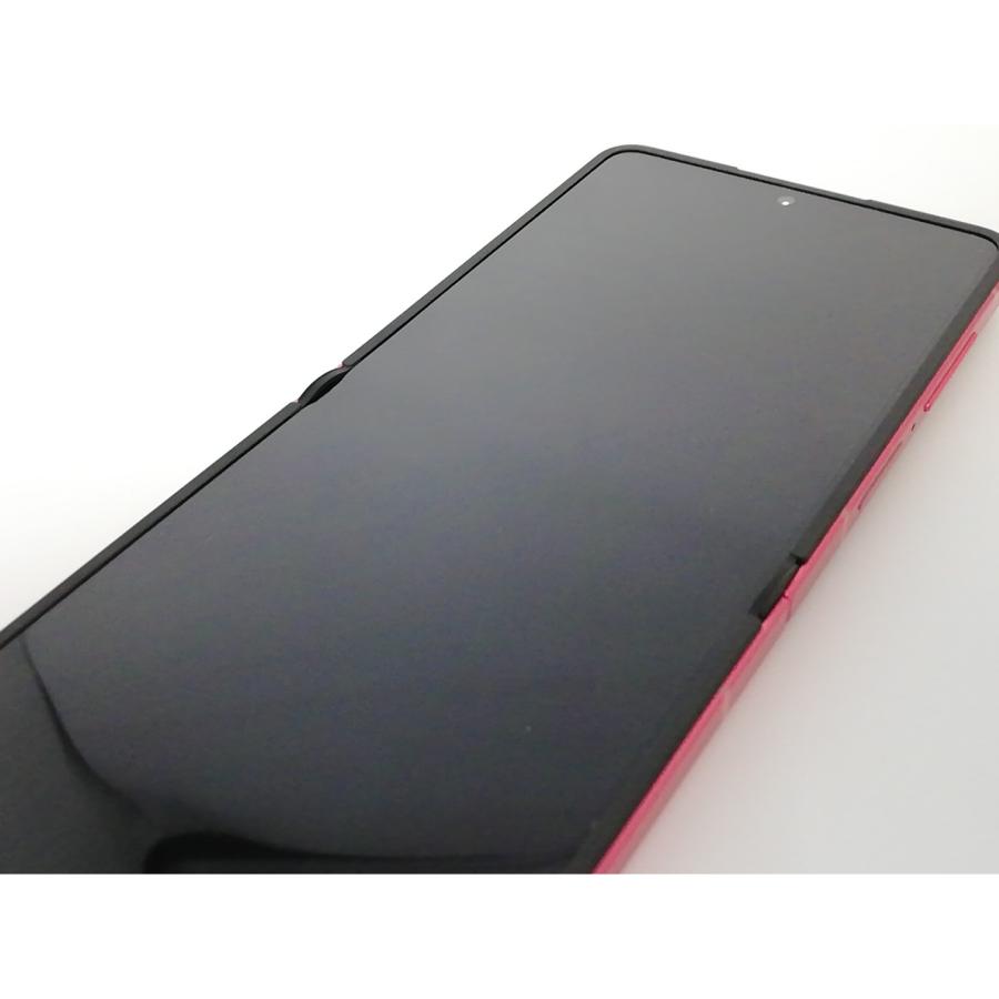 中古】SAMSUNG au 【SIMフリー】 Galaxy Z Flip7 コーラルレッド 12GB