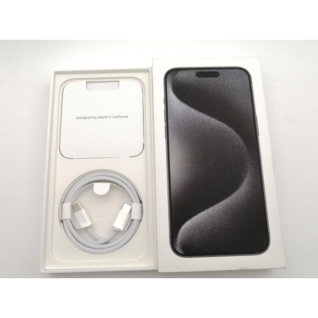 新品・未使用 iPhone15ProMax 1TB 国内版SIMフリー 中古】Apple 国内版 【SIMフリー】 iPhone 15 Pro Max 1TB ブラック