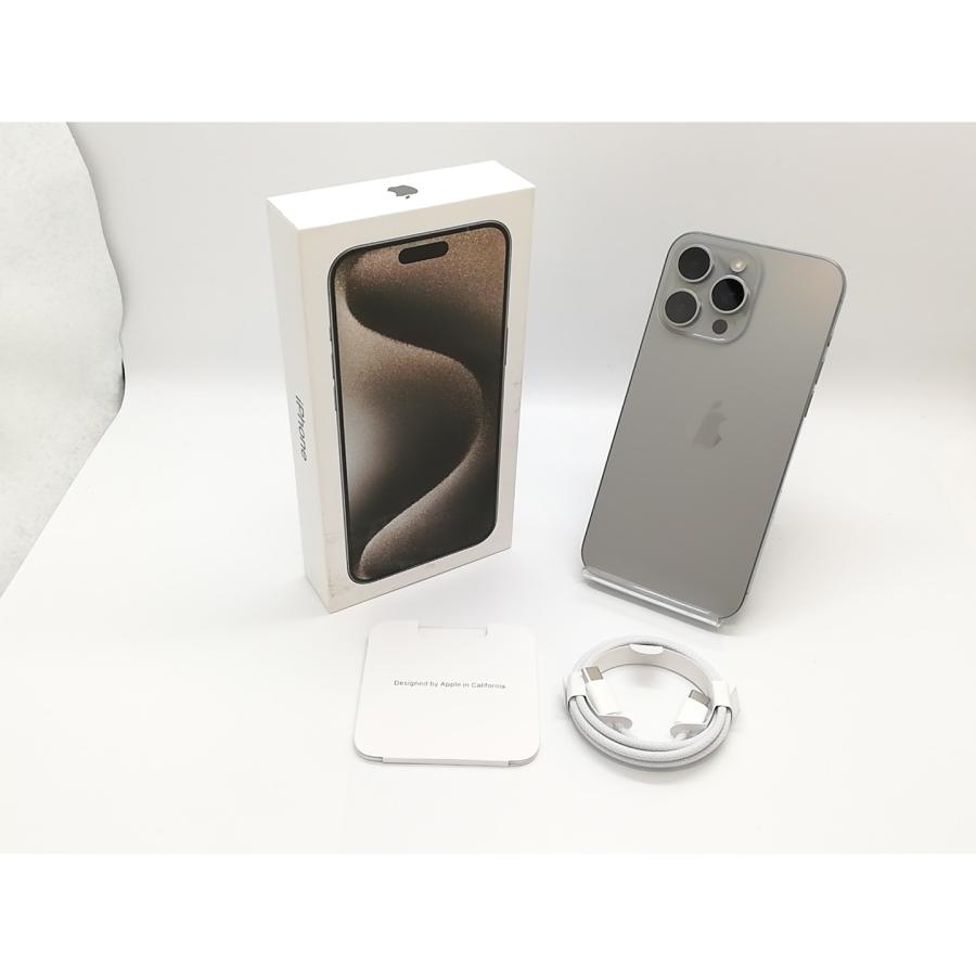 【中古】Apple 国内版 【SIMフリー】 iPhone 15 Pro Max 512GB ナチュラルチタニウム MU6W3J/A【秋葉4号】保証期間１ヶ月【ランクB】の画像