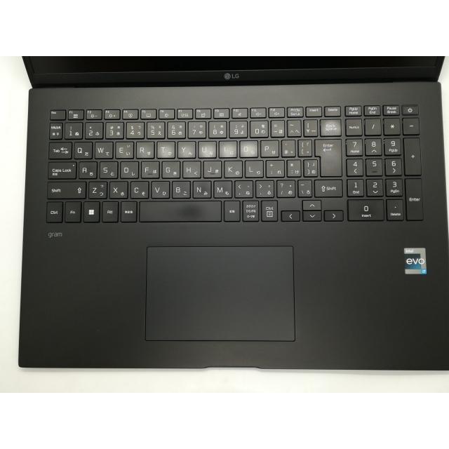 【中古】LG電子 LG gram 17ZB90R-MA78J1 オブシディアンブラック 【i7-1360P 16G 1T(SSD) WiFi 17LCD(2560x1600)】【秋葉4号】保証期間１ヶ月【ランクB】の画像