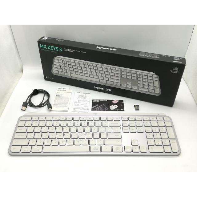 中古】Logicool MX KEYS S KX800sPG [ペイルグレー]【秋葉4号】保証