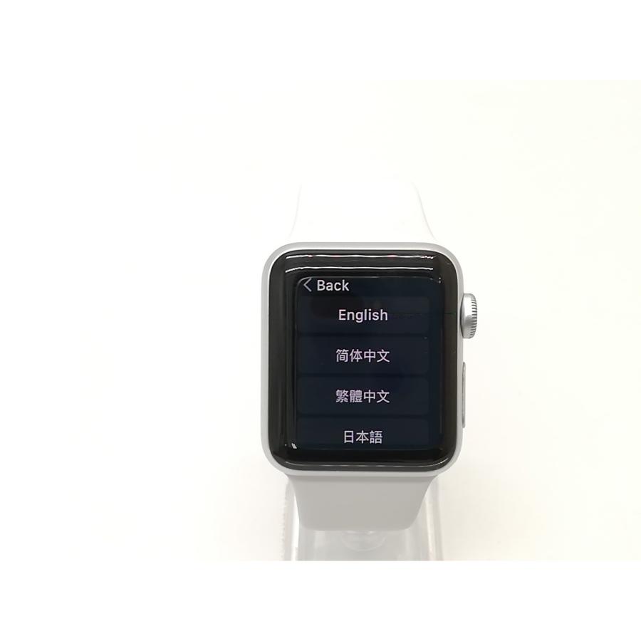 中古】Apple Apple Watch Series3 38mm GPS シルバーアルミニウム 