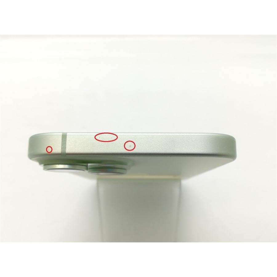 中古】Apple au 【SIMフリー】 iPhone 15 128GB グリーン MTMM3J/A