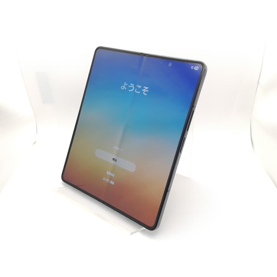 中古】SAMSUNG au 【SIMフリー】 Galaxy Z Fold5 アイシーブルー 12GB